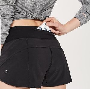 Lululemon Speed short Black Size 4